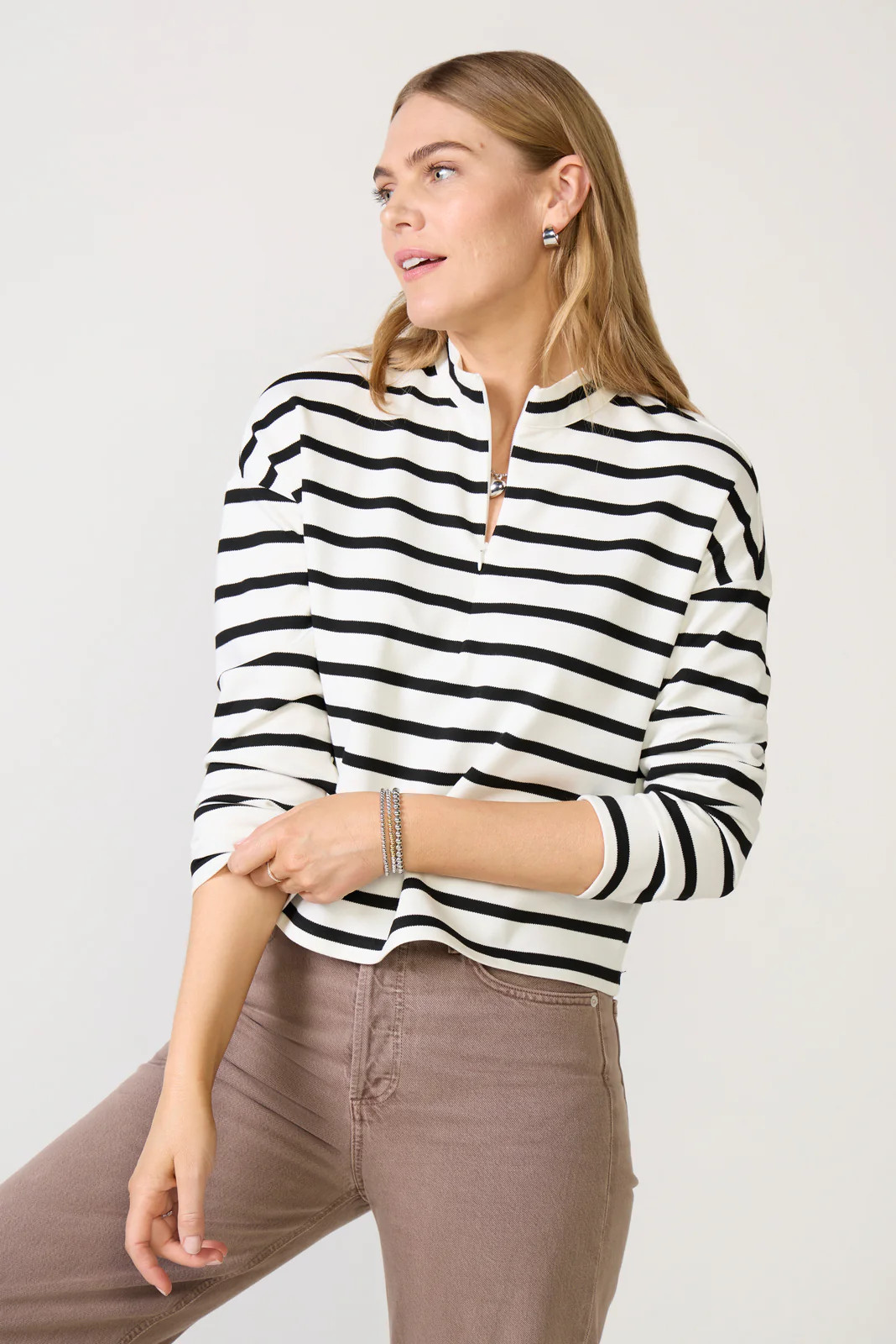 Jane Quarter Zip Top | Evereve