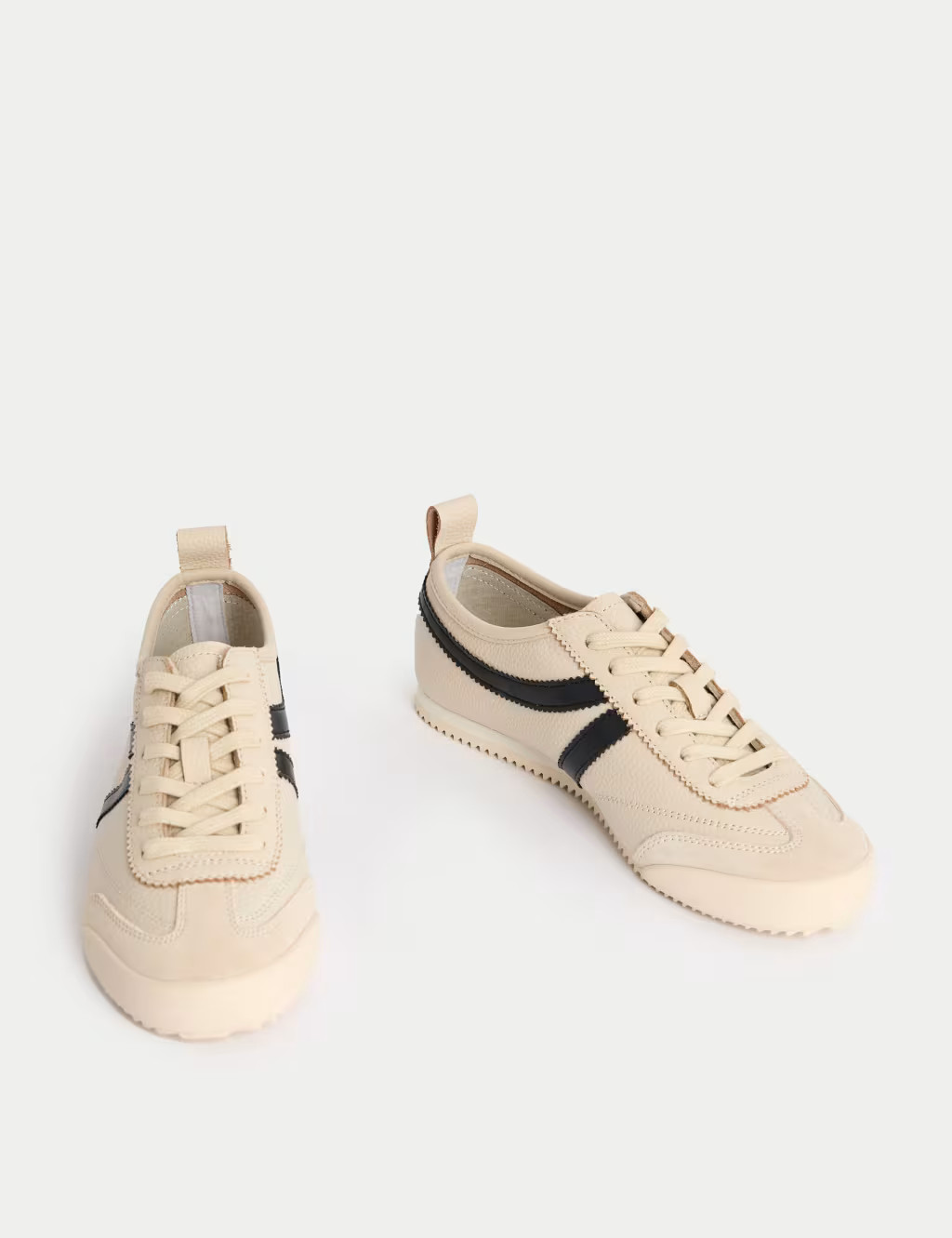 Leather Stripe Trainers | Marks & Spencer (UK)