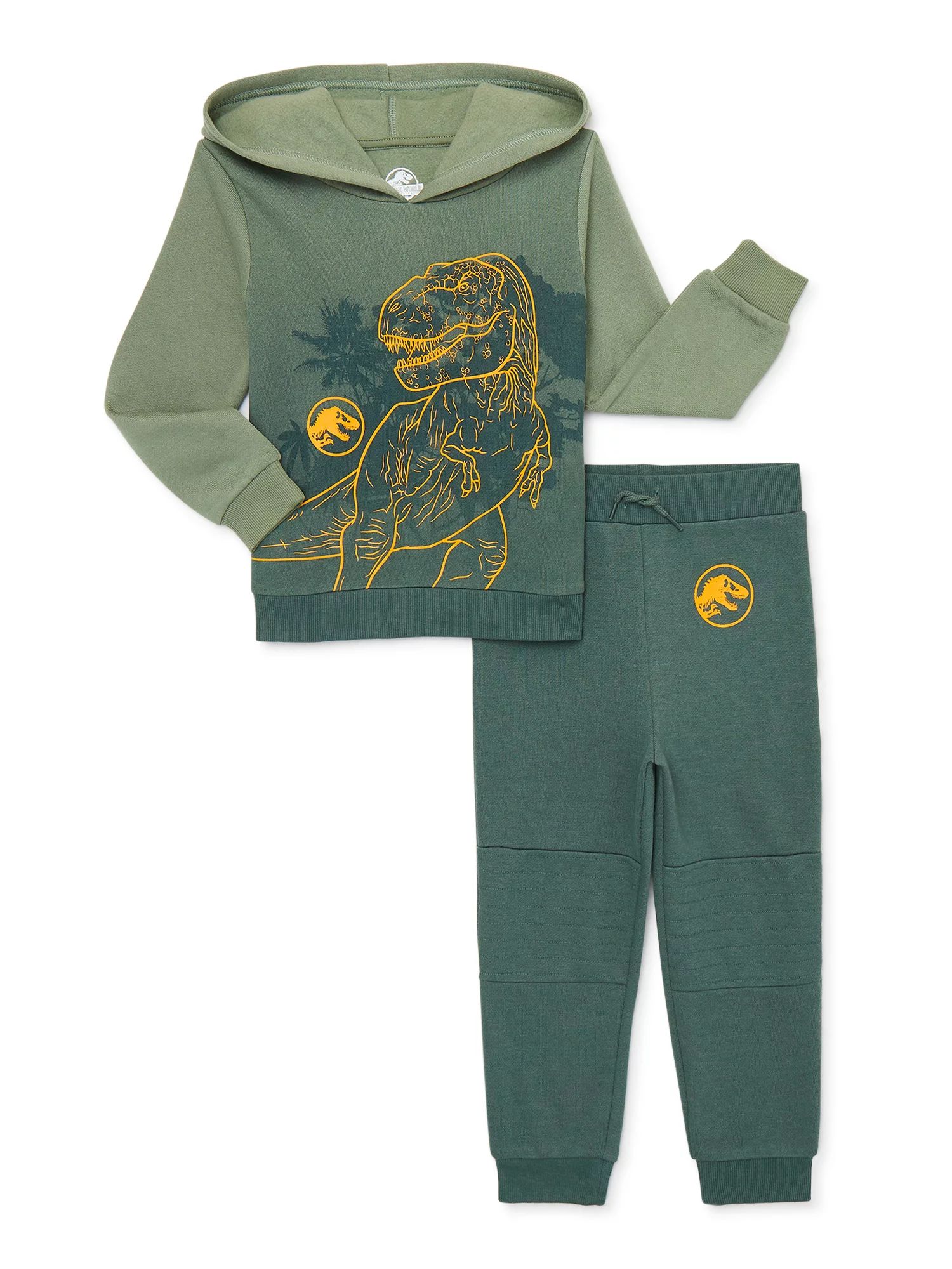 Jurassic World Baby and Toddler Boys Fleece Hoodie and Joggers, 2-Piece Outfit Set, Sizes 12M-5T ... | Walmart (US)