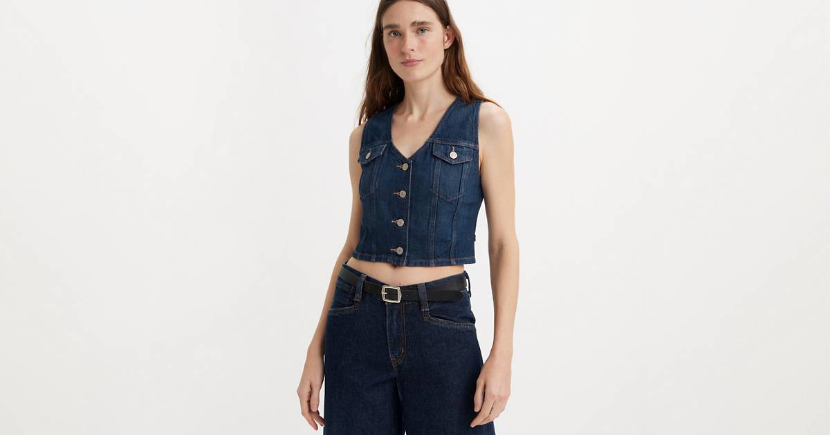 Bella Denim Corset Top - Dark Wash | Levi's® US | Levi's US
