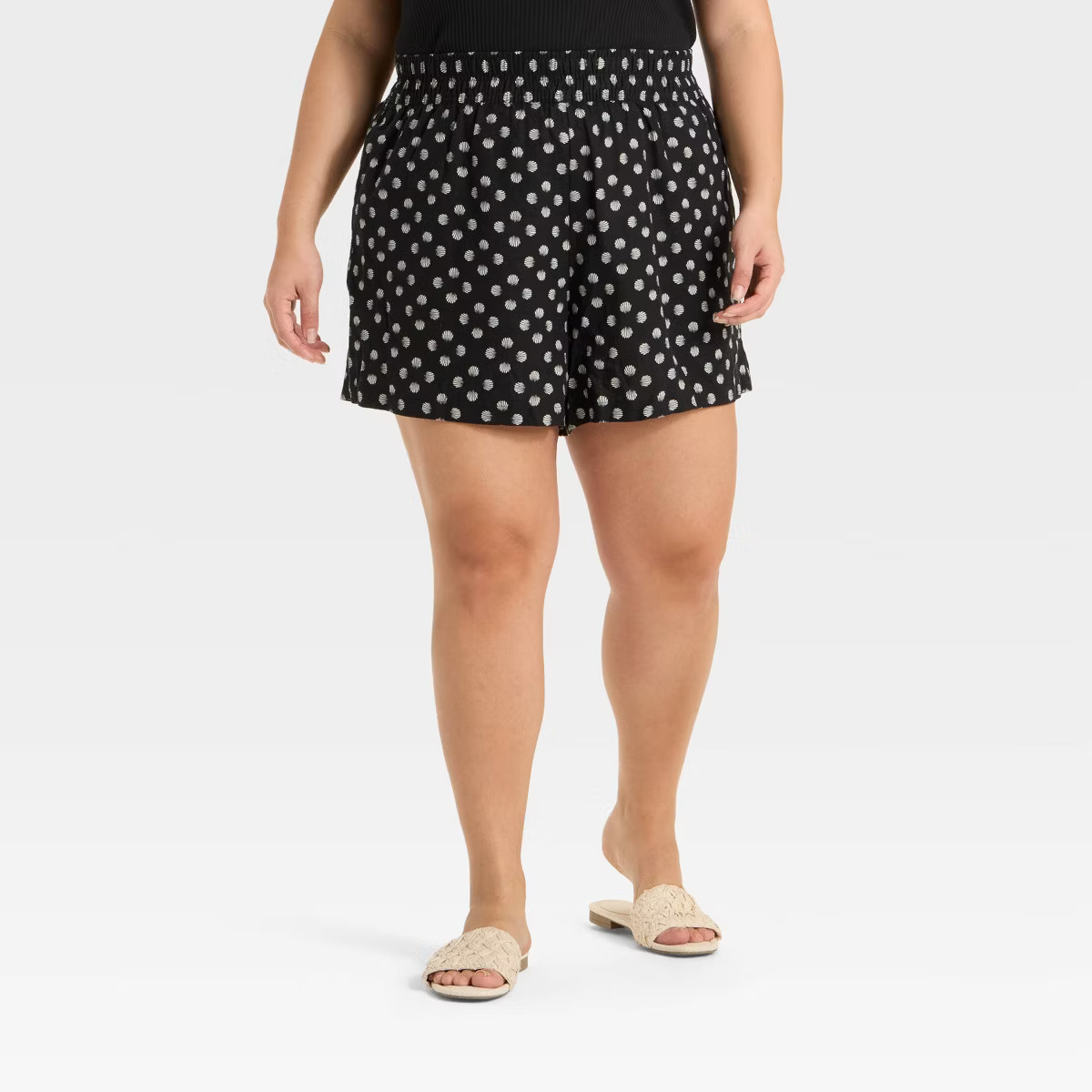 Women's High-Rise Linen Pull-On Shorts - Ava & Viv™ | Target