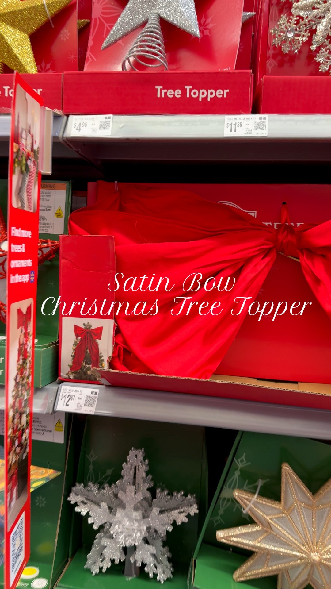 Satin Bow Christmas Tree Topper and under $13 🎀🎄 this Walmart Christmas decor find is so on trend and affordable!

Bow Christmas tree topper , Christmas decor, Walmart Christmas decor


#LTKFindsUnder50 #LTKSeasonal #LTKHome