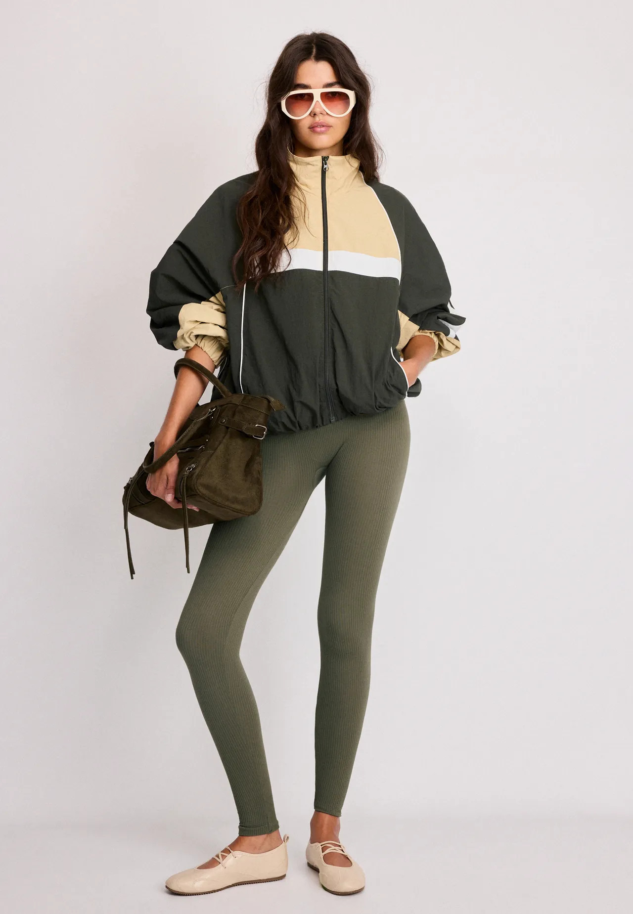 Technical windbreaker jacket - Women's fashion | Stradivarius United Kingdom | Stradivarius (UK)