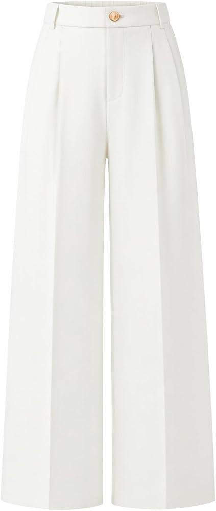 ZESICA Women's Wide Leg Dress Pants 2026 High Waisted Business Casual Palazzo Pants Work Office S... | Amazon (US)