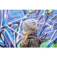 Slouchy Alpaca Knit Hat, Baby Kids Knitted Eco-Certified Yarn Hat Toddler Adult | Etsy (US)