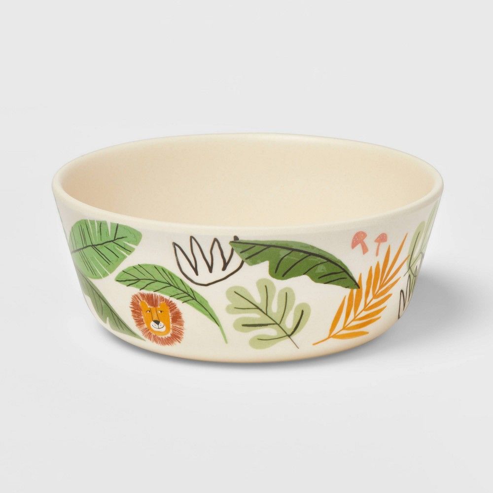 15oz Bamboo Melamine Jungle Kids Bowl - Pillowfort | Target