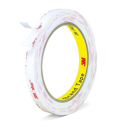 0.39in X 9.85ft Double Sided Tape Heavy Duty, Removable Mounting Tape for Wall, White Sticky Foam... | Amazon (US)