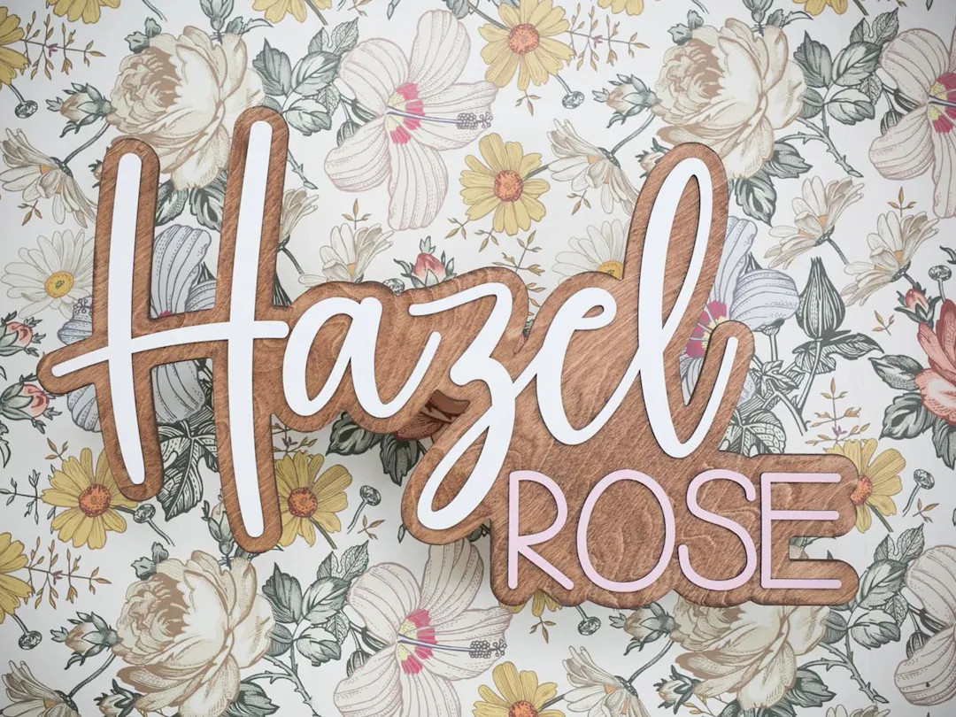 nursery name sign | name sign | baby name sign | name sign for nursery girl | wooden name sign | ... | Etsy (US)