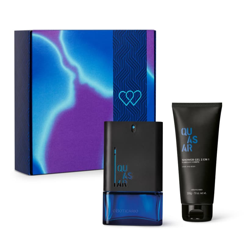 Kit Dia dos Pais Quasar: Desodorante Colônia 100ml + Shower Gel 200g | oBoticario (BR)