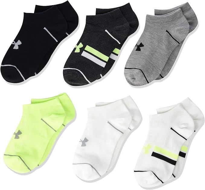 Under Armour unisex-child Essential Lite No Show Socks, 6-pairs | Amazon (US)