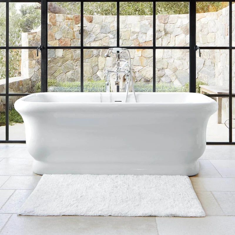 CHD50M Brighton 67'' x 31.50'' Freestanding Soaking Acrylic Bathtub | Wayfair North America