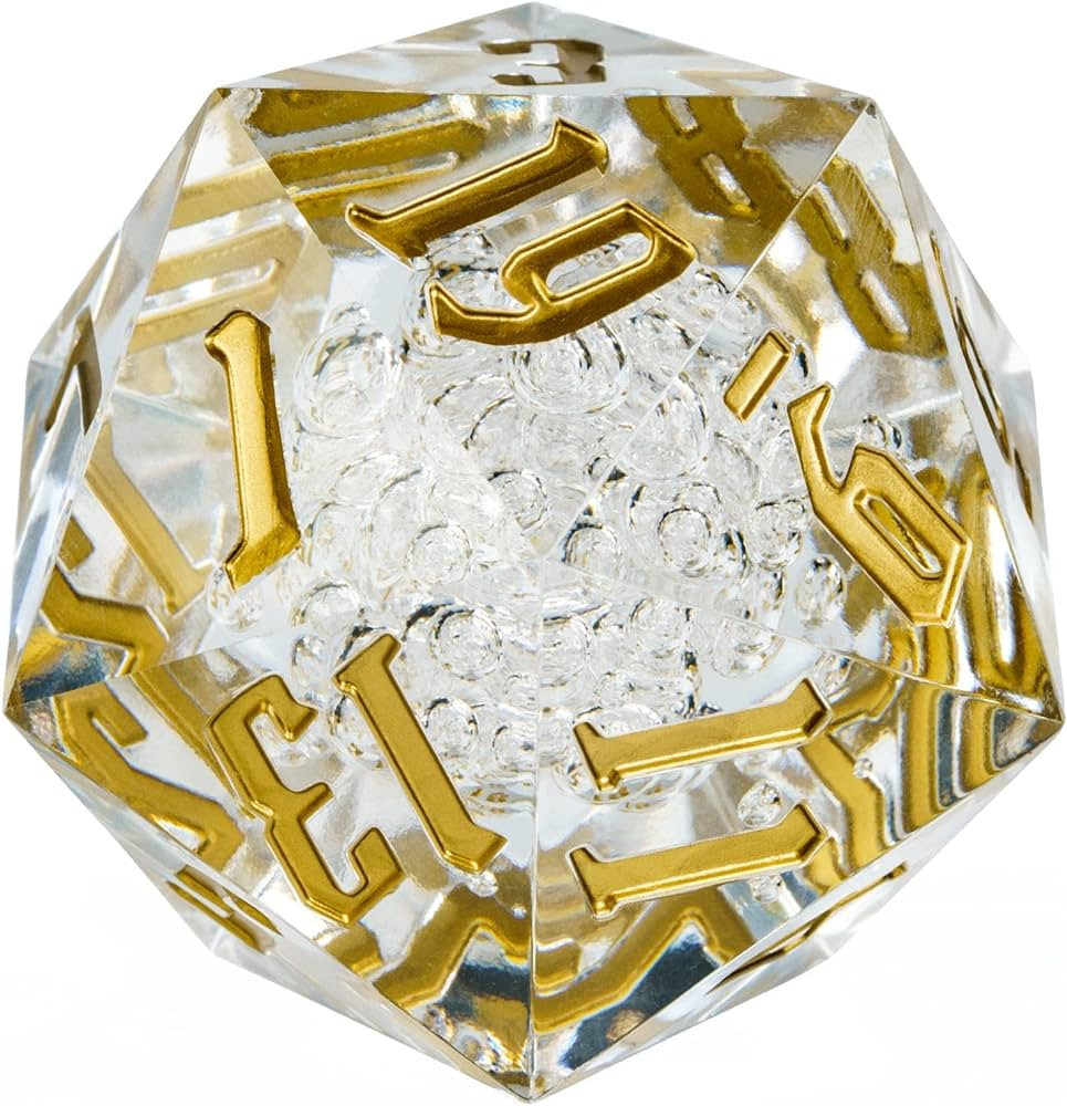 Poludie D20 Single Dice 55mm, 20 Sided DND Dice, Giant D20 D&D Polyhedral Dice Large D20 with Dic... | Amazon (US)