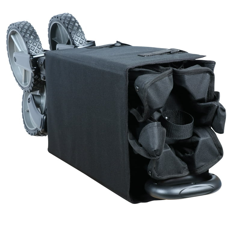 Ozark Trail Multi-Purpose Big Bucket Cart, Black Wagon, 24 inches in Height | Walmart (US)