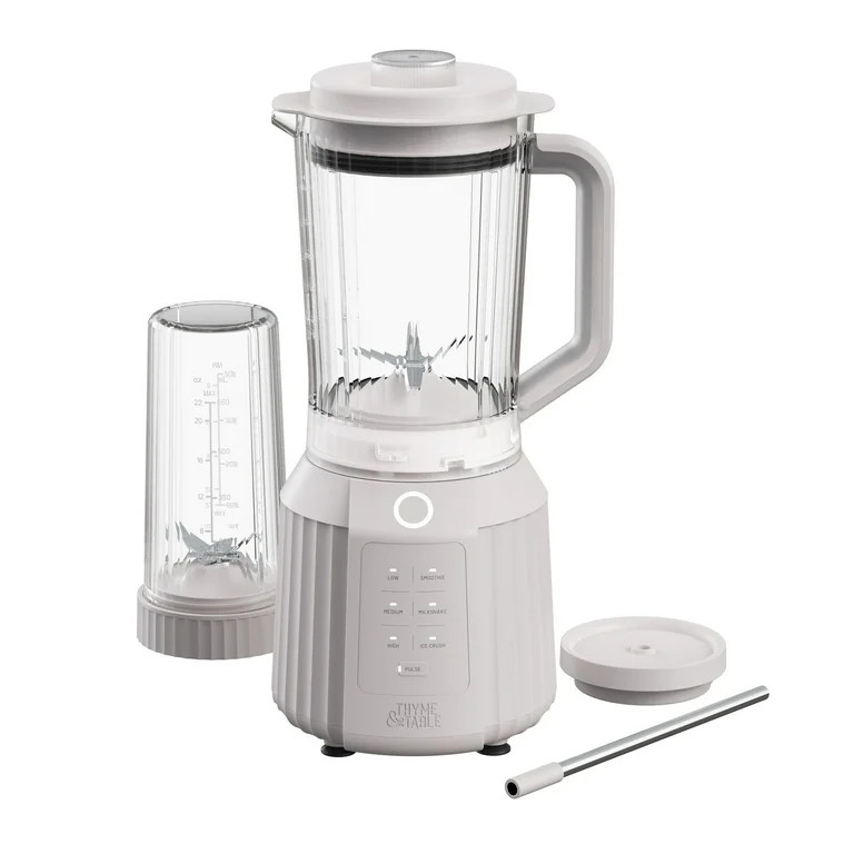Thyme & Table Countertop Blender Duo, Sand White | Walmart (US)