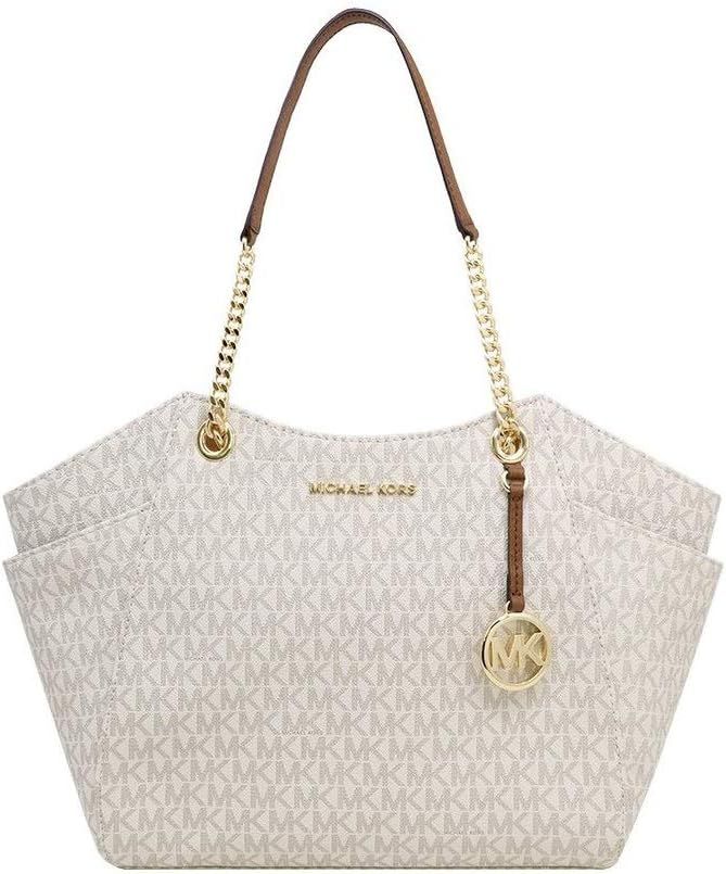 MICHAEL Michael Kors Women's Jet Set Travel Saffiano Large Chain Shoulder Tote, Style 35T5GTVT3L ... | Amazon (US)