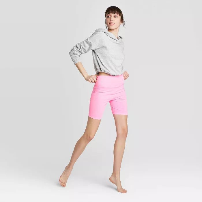 Women's Lounge Bike Shorts - Colsie™ Pink | Target