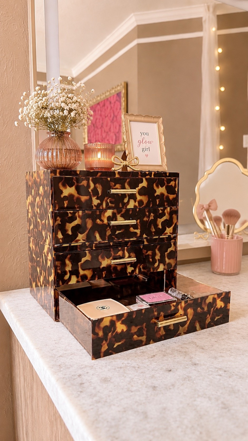 My favorite $20 vanity organizer!