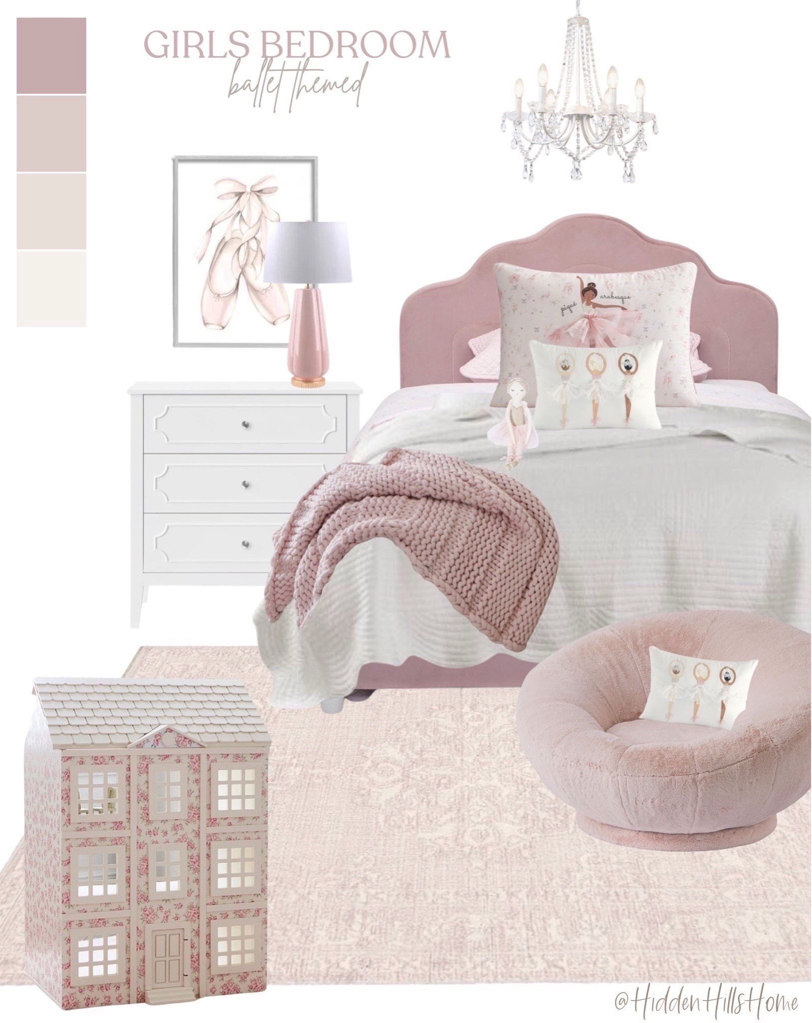 Ballet themed girls bedroom, young girls room decor mood board, toddler girls bedroom decor ideas, pink bedroom #girlsroom


#LTKKids #LTKSaleAlert #LTKHome