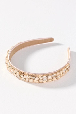 Satin Gem Headband | Anthropologie (US)