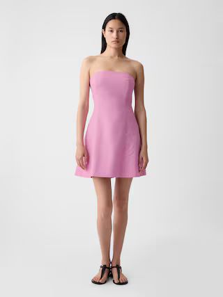 Linen-Cotton Mini Dress | Gap (US)