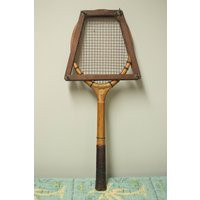 Vintage Wooden Tennis Racket With Wood Press Newport Special Model | Etsy (US)