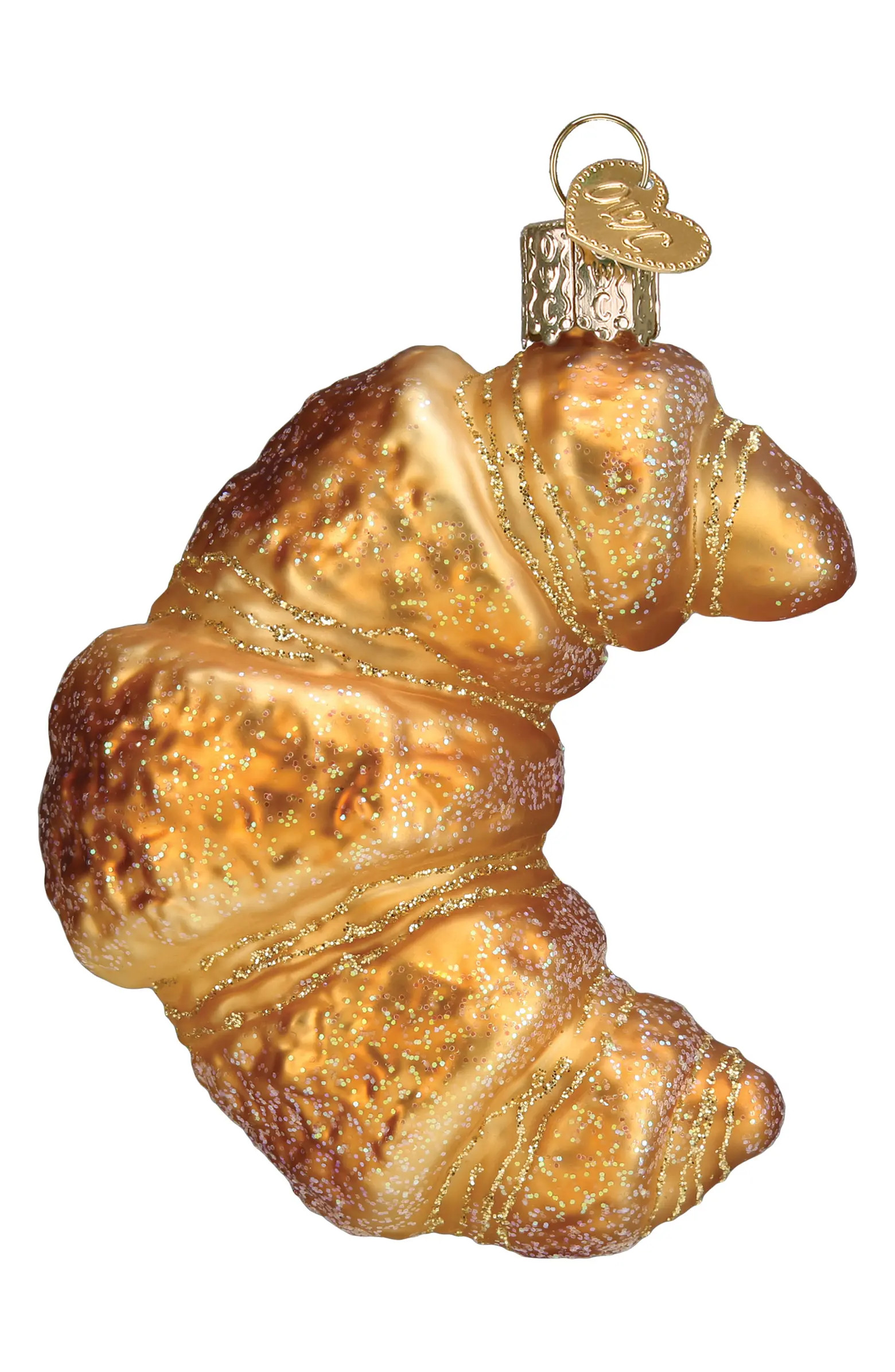 Croissant Glass Ornament | Nordstrom