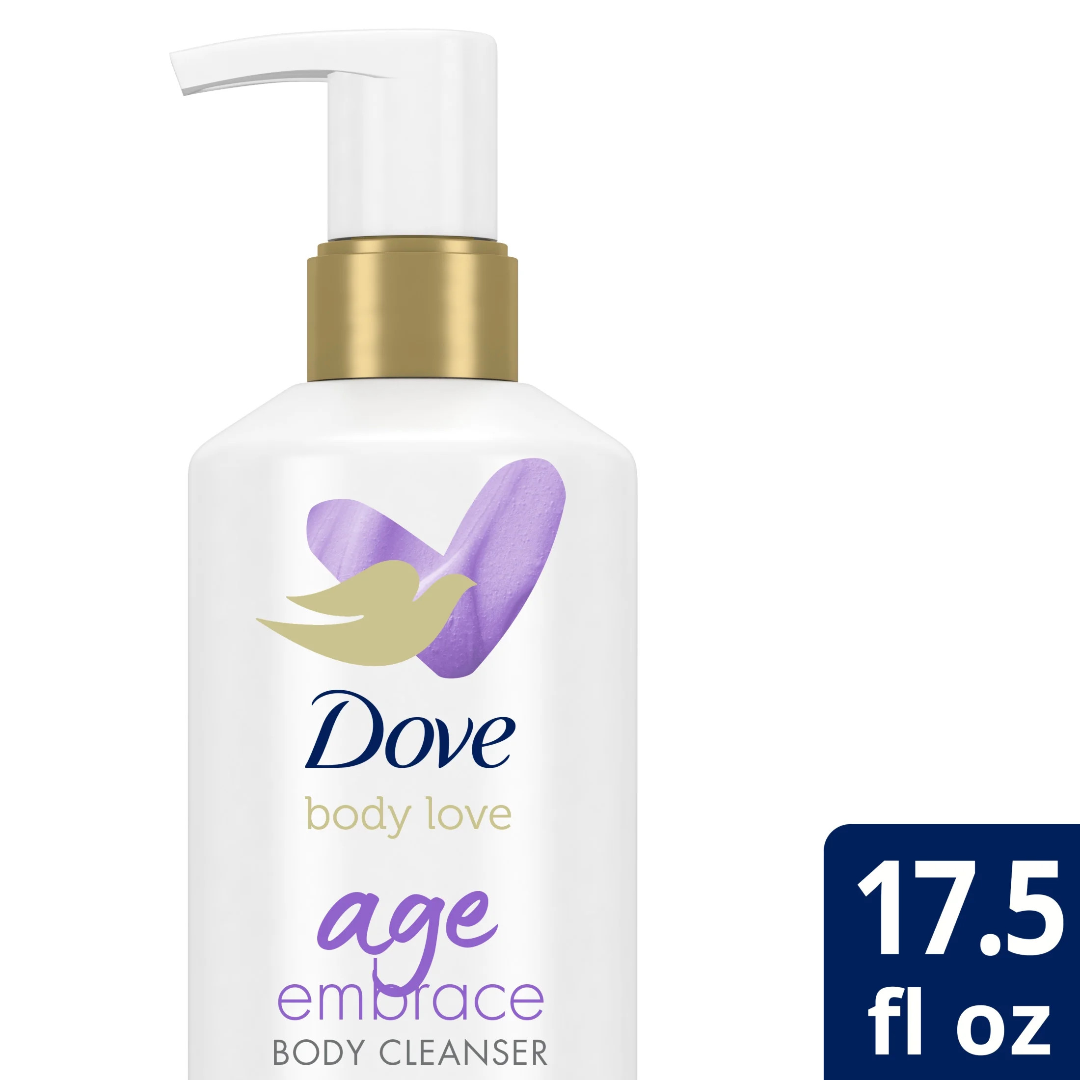 Dove Body Love Age Embrace Liquid Body Wash Cleanser for Maturing Skin, 17.5 oz - Walmart.com | Walmart (US)
