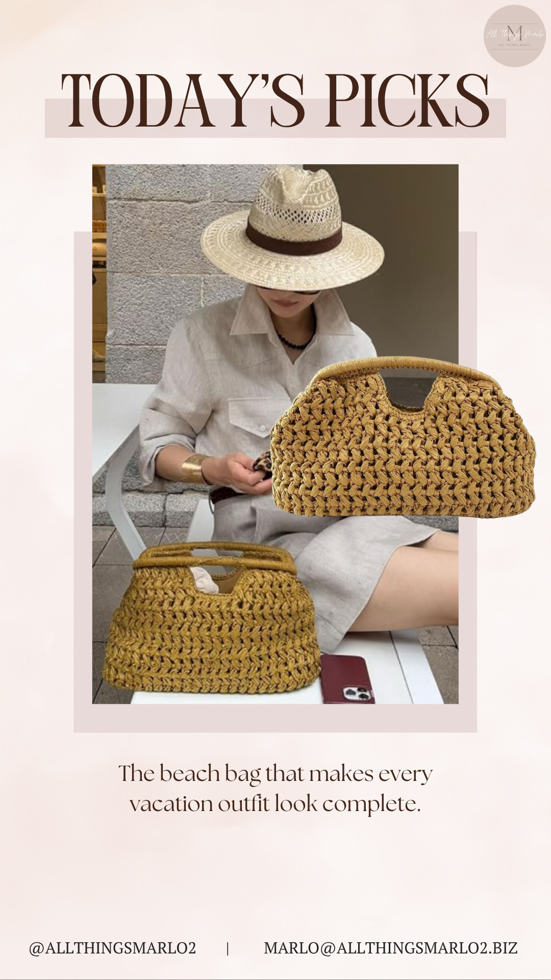 The beach bag that makes every vacation outfit look complete. 

 #LTKSeasonal #LTKWorkwear #LTKTravel