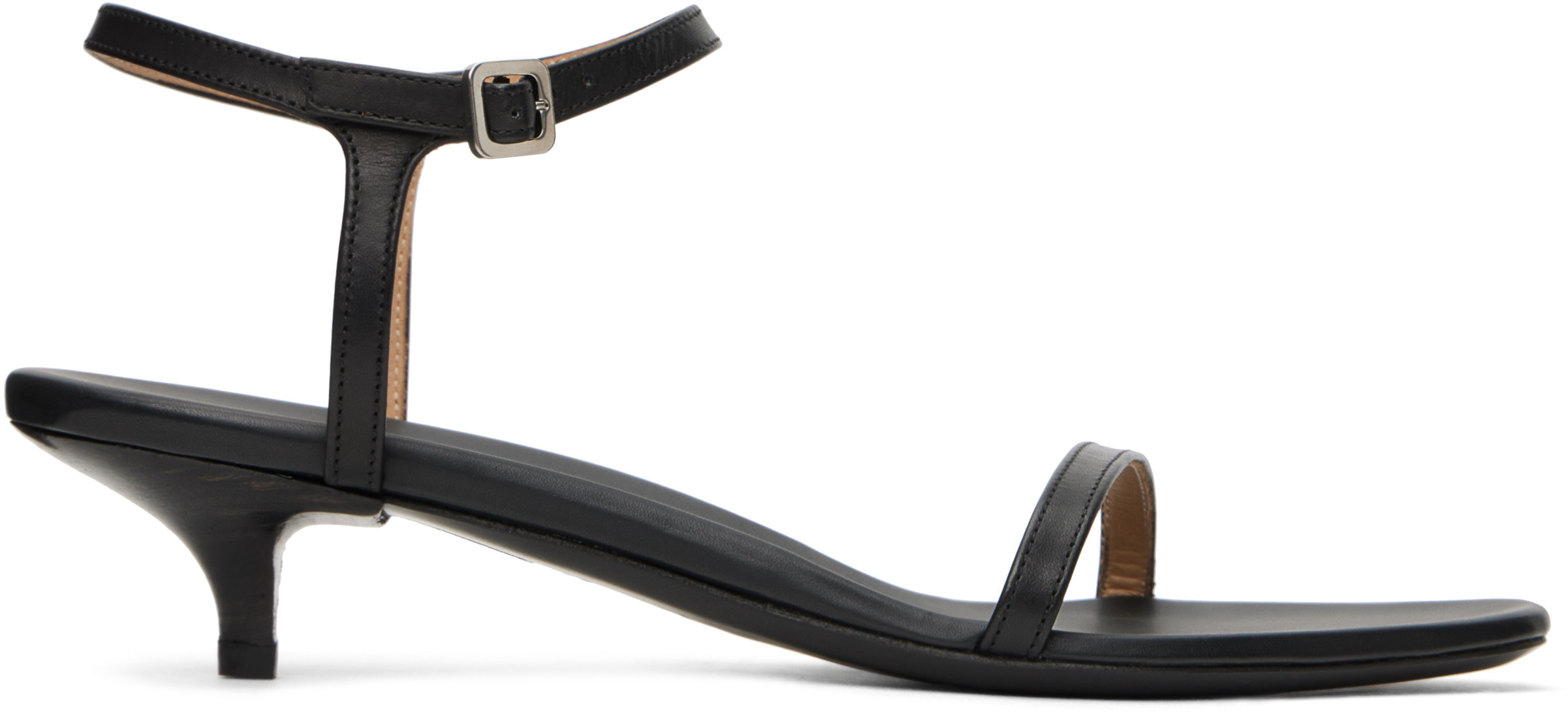Marsèll Black Fiuto Heeled Sandals | SSENSE