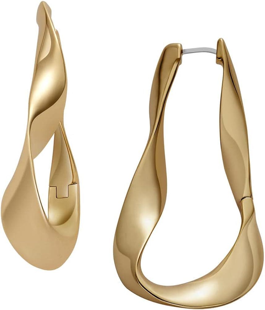 Skagen X Baum Und Pferdgarten Women's Gold Brass Drop Earrings (Model: SKJ1702710) | Amazon (US)
