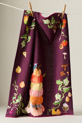 Pumpkin Stack Dish Towel | Anthropologie (US)