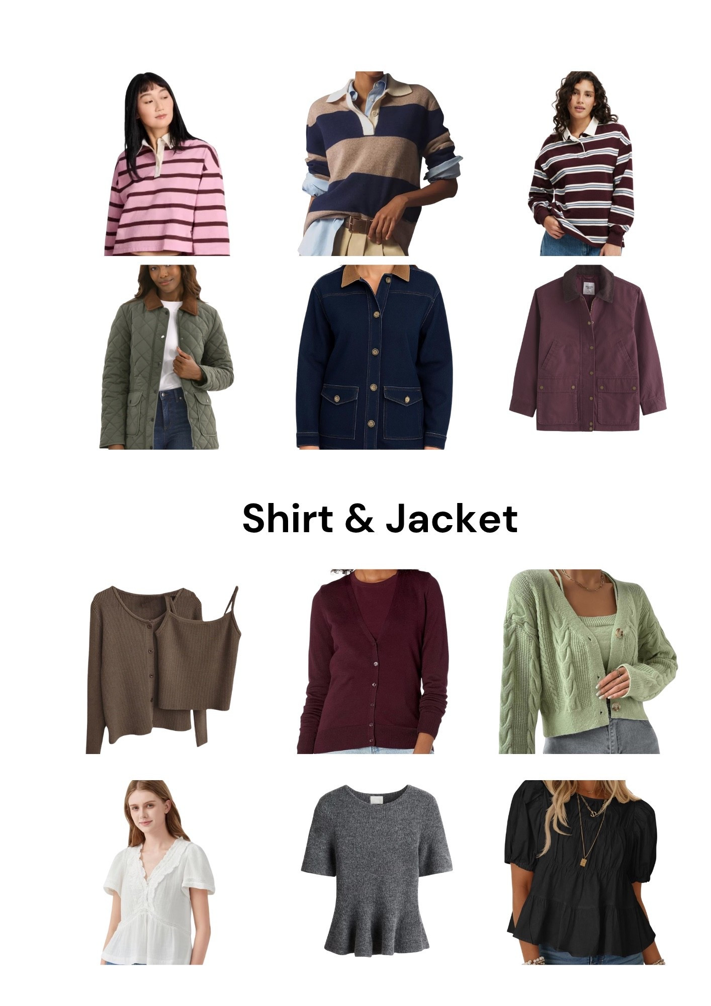 Fall top must haves 

#LTKStyleTip #LTKSeasonal #LTKU