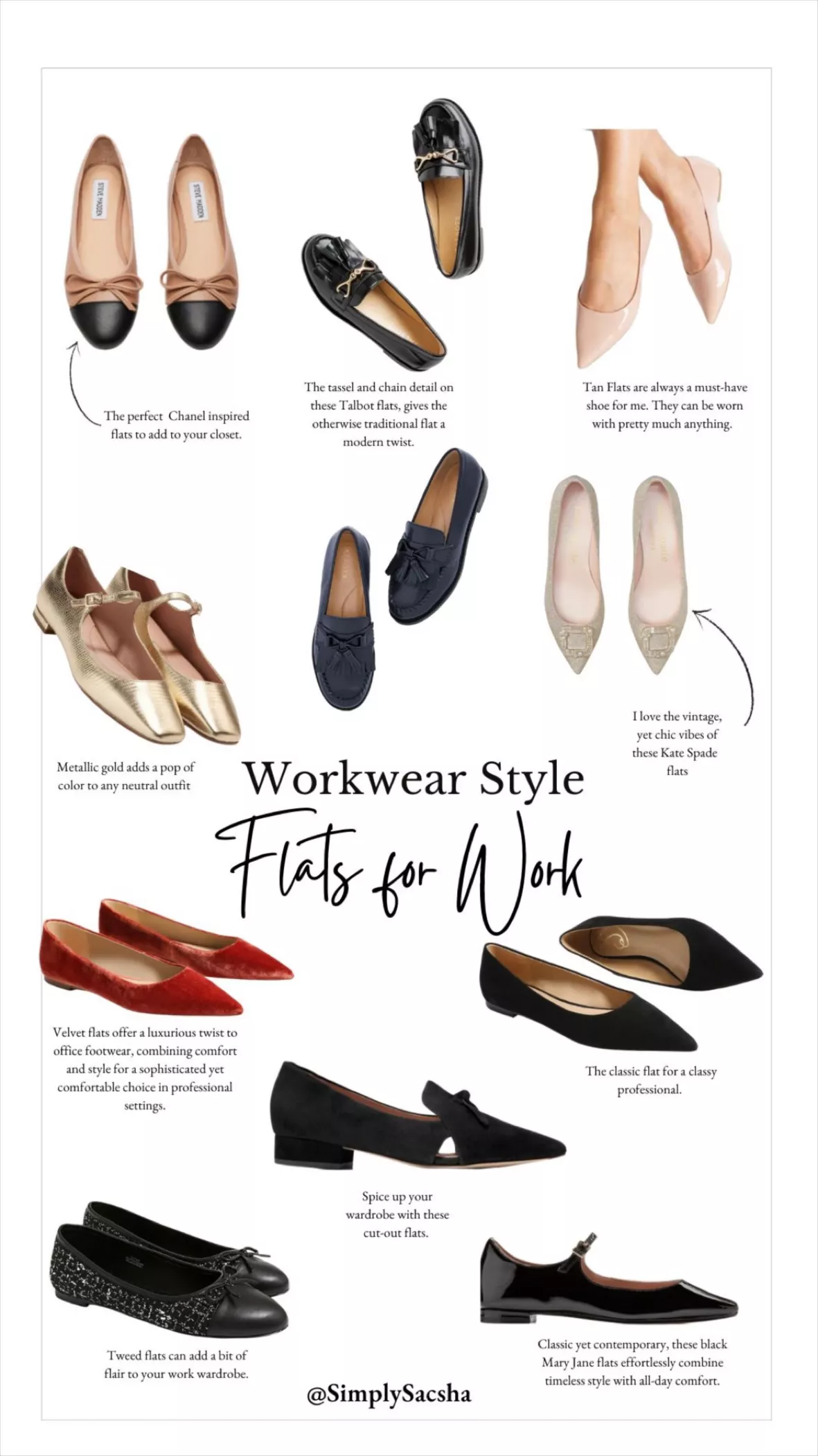 stylish and comfy work outfits with flats cover - My Work Outfit