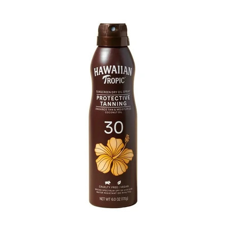 Hawaiian Tropic Protective Tanning Spray Sunscreen SPF 30 6oz | Walmart (US)