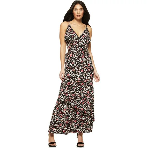 Sofia Jeans by Sofia Vergara Women's Knit Faux Wrap Dress | Walmart (US)