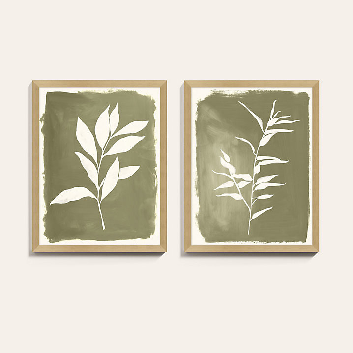 Fresh Sprig Botanical Art Framed Paper Print Series | Ballard Designs, Inc.