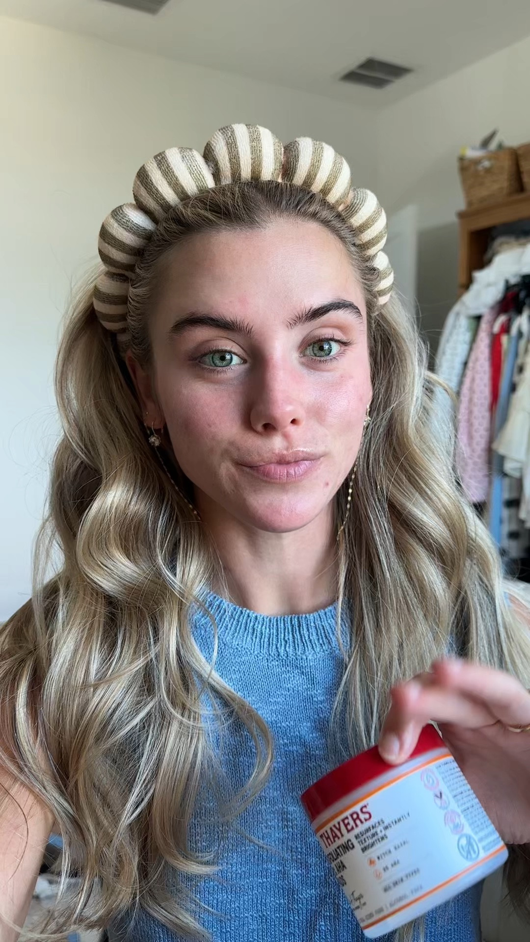 The number one makeup mistake I always see is not having a skin prep or skin base routine. 🙃 You want to set your skin up for a perfect makeup day, and that can be as simple as using a skincare toner pad. I love the @thayers Exfoliating 2% AHA Pads. They brighten my skin while still being gentle enough for my sensitive skin. The glow they leave behind is the perfect prep for makeup. #target #thayerspartner @Target

#LTKgrwm #LTKselfcare #LTKBeauty