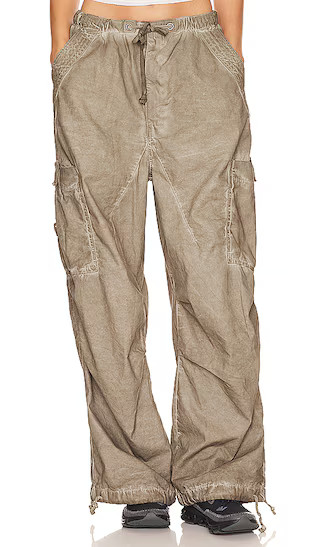 Oil Wash Parachute Pants in Beige | Revolve Clothing (Global)