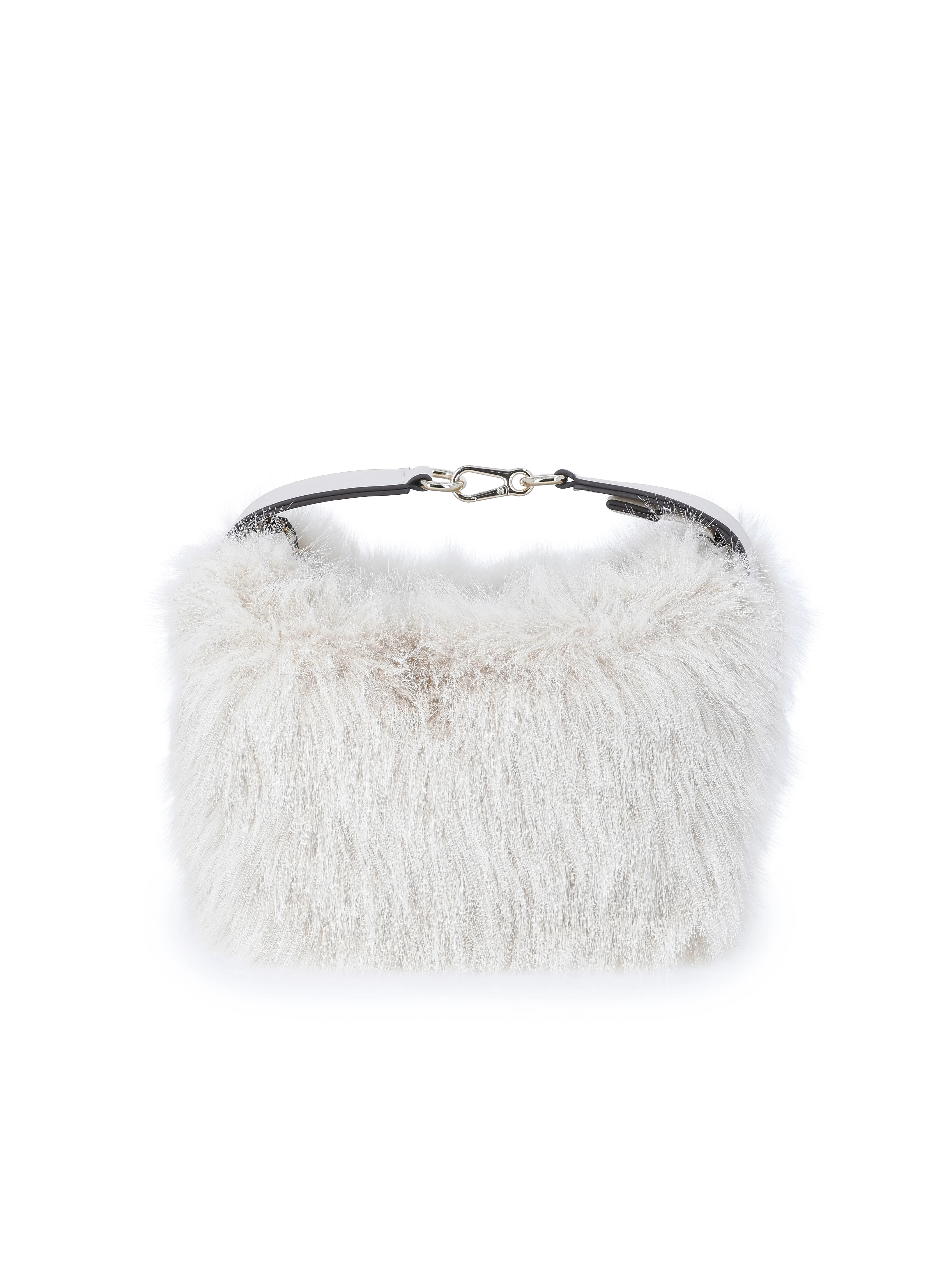 Scoop Women's Faux Fur Top Handle Mini Bag, Crystal | Walmart (US)