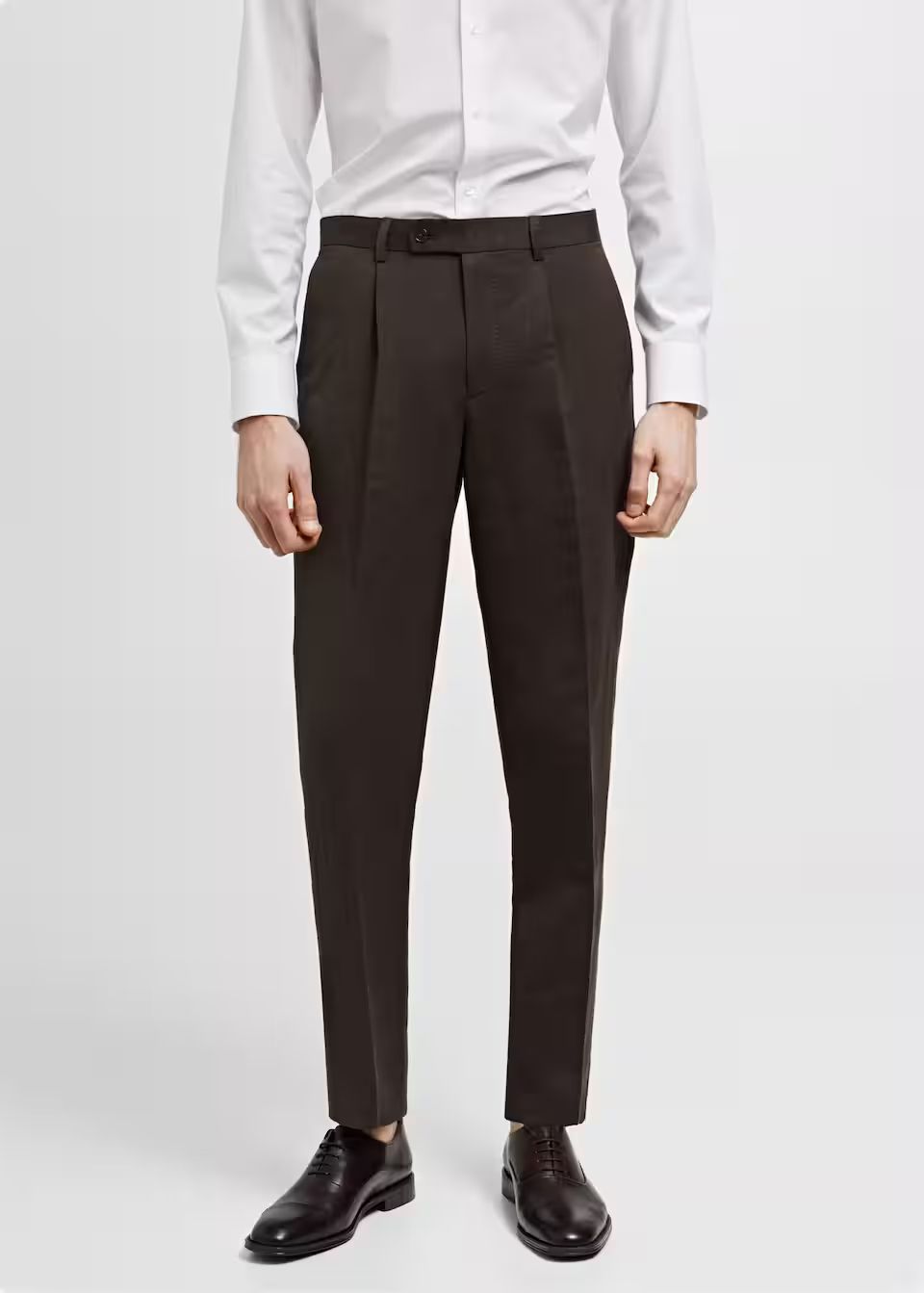 Slim fit cotton and linen suit pants -  Men | Mango Man USA | MANGO (US)