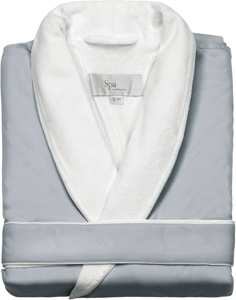 Kassatex SRK-148-SSG Spa Robe, Silver Sage (Small/Medium) | Amazon (US)