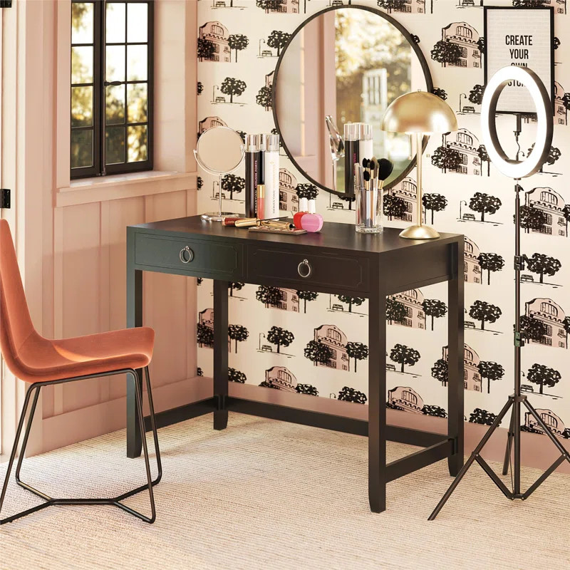 Her Majesty 2-Drawer Writing Desk | Wayfair North America