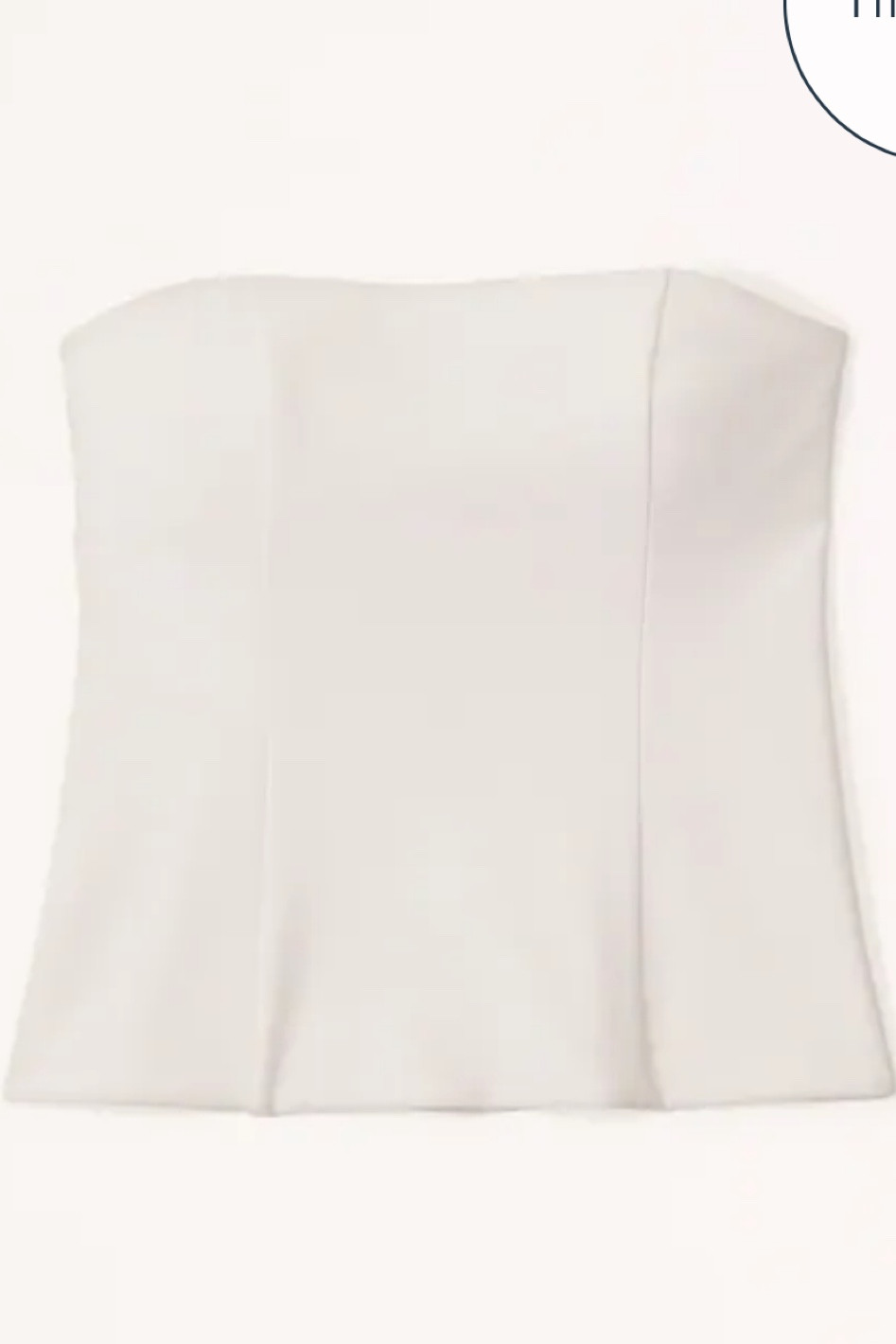 I just bought this white strapless top from Abercrombie and it’s just perfection for so many different outfits #LTKabercrombie #LTKcapsulewardrobe #LTKstyle 