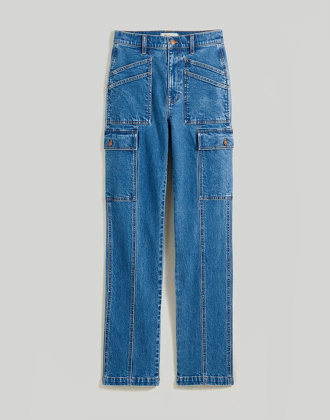 The '90s Straight Cargo Jean in Densmore Wash | Madewell