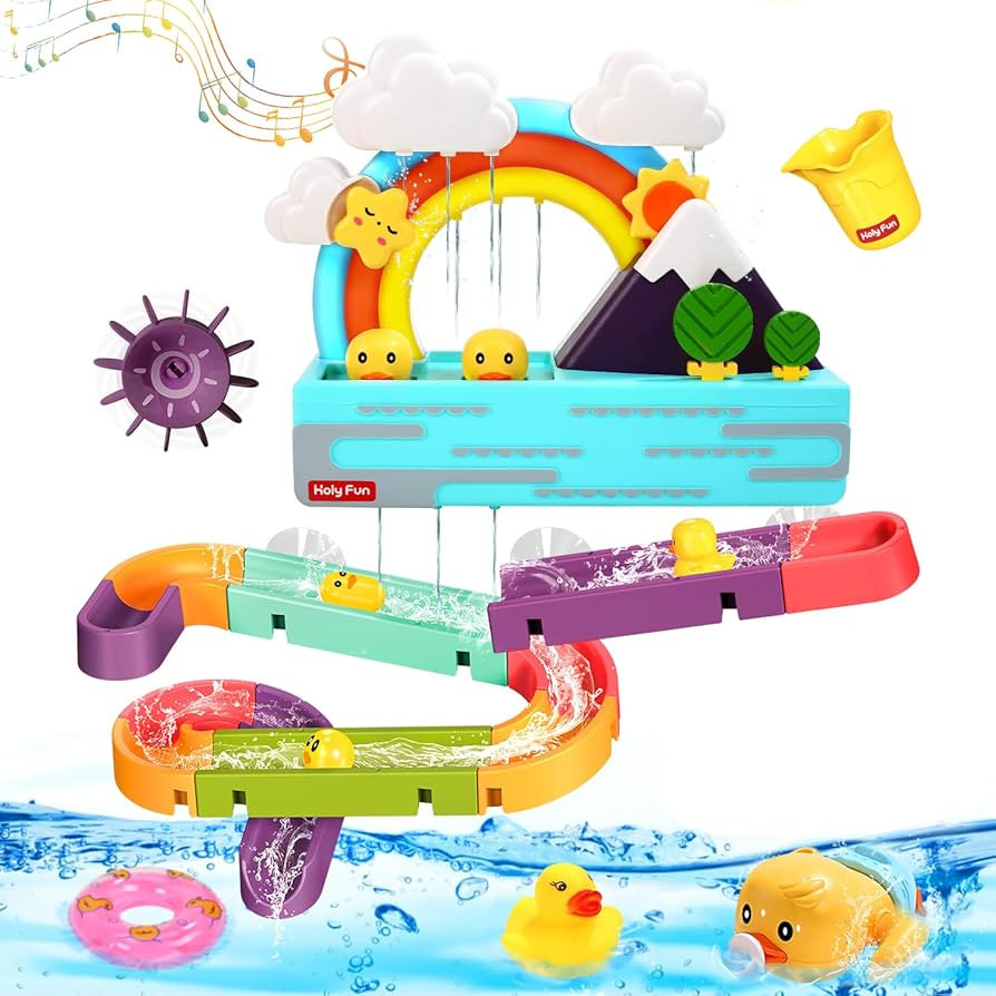 Bath Duck Toy with Light and Music, Toddlers Bathtub Toy, Baby Shower Toy | Amazon (US)
