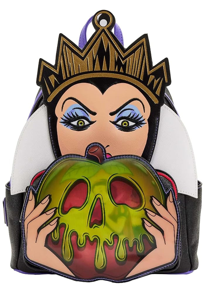 Loungefly Disney Villains Evil Queen Apple Womens Double Strap Shoulder Bag Purse | Amazon (US)