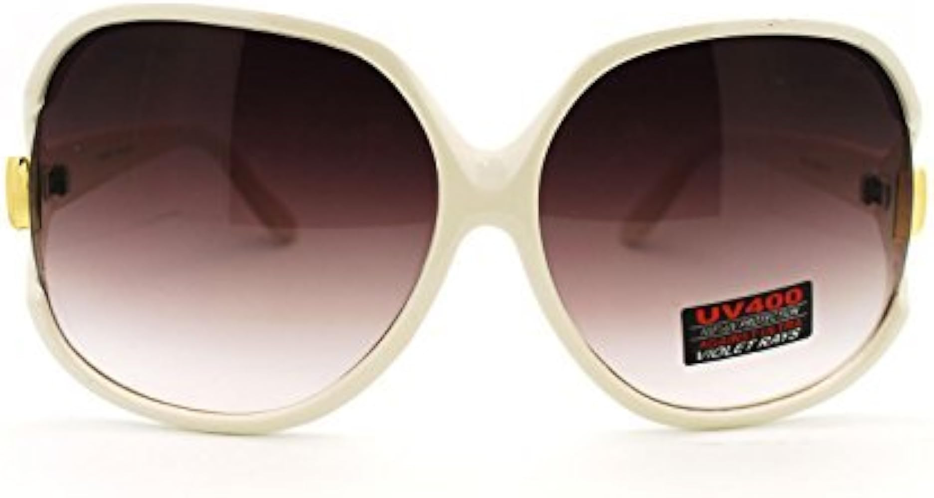 SA106 Womens Extra Oversized Round Designer Fashion Exposed Lens Butterfly Sunglasses | Amazon (US)