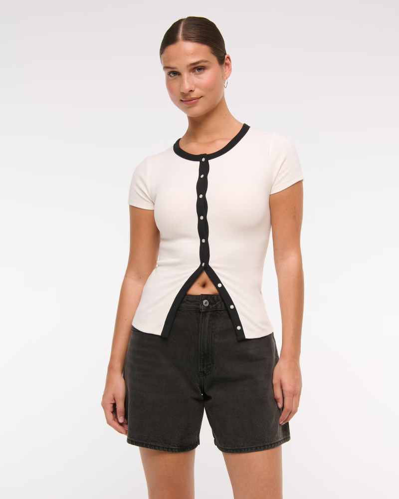 Women's Curve Love High Rise Loose Short | Women's Bottoms | Abercrombie.com | Abercrombie & Fitch (US)