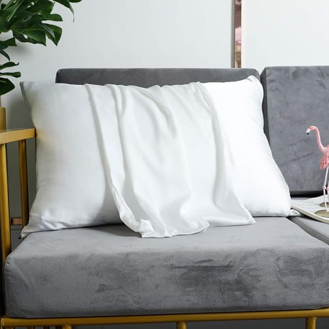 Jocoku 100% Mulberry Silk Pillowcases Set of 2 for Hair and Skin and Super Soft and Breathable Qu... | Amazon (US)