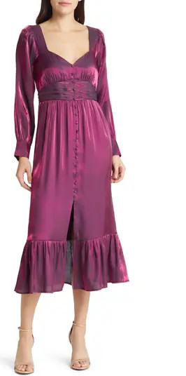 Ursula Long Sleeve Midi Dress | Nordstrom